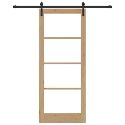 Schuifdeur ORKDAL Bruin 86 x 211 cm Massief grenenhout