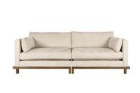 Zuiver 3-zits Bank 'Blossom' Eikenhout en stof, kleur Zand - thumbnail