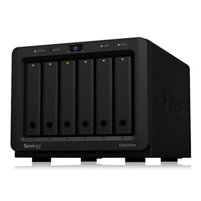 Synology DiskStation DS620slim NAS-serverbehuizing 6 Bay DS620slim Synology DiskStation DS620slim NAS-serverbehuizing 6 Bay DS620slim