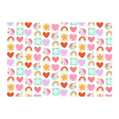 Creatief blok, 27 vellen SWEET GLITTER EVERYWHERE FOLIA meerkleurig