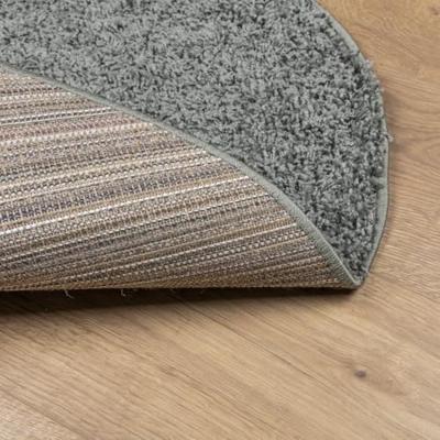 Vloerkleed shaggy hoogpolig modern 100 cm groen