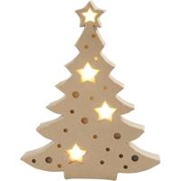 Creativ Company Figuur met licht, kerstboom, h: 27 cm, d: 4 cm, b: 21,5 cm, 1 stuk - thumbnail