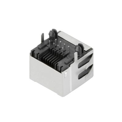 Weidmüller RJ45C5 R1U 3.3E4N RL RJ45-aansluitstekker CAT 5 2562930000 Bus, inbouw horizontaal Aantal polen (sensoren) 8 Zilver, Zwart 180 stuk(s)