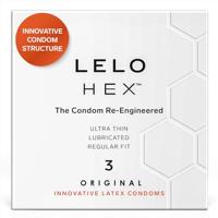 LELO - Hex Condooms Original 3 Pack - thumbnail