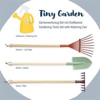 Small Foot - tuingereedschapset met gieter "tiny garden", 4dlg. - thumbnail