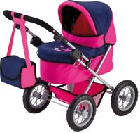 Bayer design poppenwagen Trendy (Donkerroze/blauw) - thumbnail
