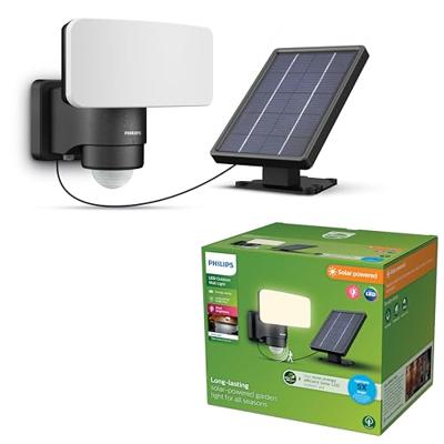 Philips LED Tylus 929004632301 Wandlamp op zonne-energie met bewegingsmelder LED 6 W Zwart Philips LED Tylus 929004632301 Wandlamp op zonne-energie met bewegingsmelder LED 6 W Zwart