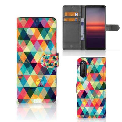 Sony Xperia 5II | Telefoon Hoesje | Geruit Sony Xperia 5II | Telefoon Hoesje | Geruit