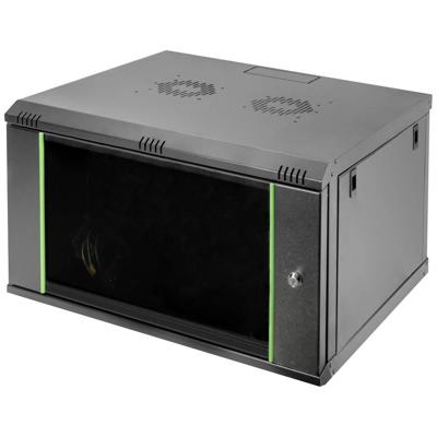 Digitus DN-19 07U-6/6-EC-SW rack 7U Wandrek Zwart Digitus DN-19 07U-6/6-EC-SW rack 7U Wandrek Zwart