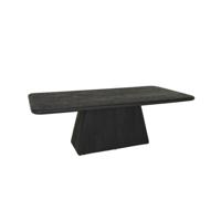 Tower Living Eettafel 'Asti' Mangohout, 220 x 110cm, kleur Zwart - thumbnail