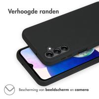 Accezz Color Backcover Samsung Galaxy A14 (5G)/4G) Telefoonhoesje Zwart - thumbnail