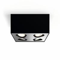 Philips Spot Box 4 lichts zwart - thumbnail