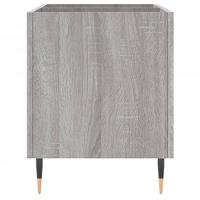 Platenkast 74,5x38x48 cm bewerkt hout grijs sonoma eikenkleurig - thumbnail