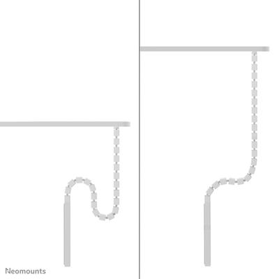 Neomounts ADS06-133WH Kabelgeleider - schroefbevestiging - universeel - thumbnail