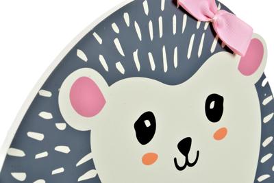 Kapstok DKD Home Decor Wit Grijs Hout Plastic Hout MDF Kinderen Egel 30 x 4,5 x 30 cm Kapstok DKD Home Decor Wit Grijs Hout Plastic Hout MDF Kinderen Egel 30 x 4,5 x 30 cm