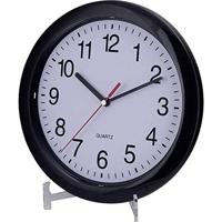 EUROTIME 22221 Wandklok Kwarts 25 cm Zwart - thumbnail