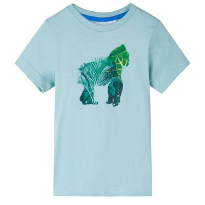 Kindershirt 104 lichtzeeblauw Kindershirt 104 lichtzeeblauw