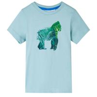 Kindershirt 104 lichtzeeblauw - thumbnail
