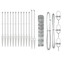 Weidehekwerk Zilver 50 x 0.8 m Gegalvaniseerd staal - thumbnail