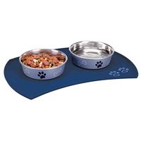TRIXIE PLACEMAT SILICONE BLAUW 48X27 CM 2 ST - thumbnail