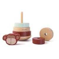 Trixie houten stapeltoren - mr. monkey - houten stacking toy - educatief speelgoed - voor jongens & meisjes - aap - thumbnail