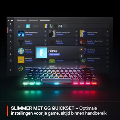 Steelseries Apex Pro Gen 3 Mini Hall-effect toetsenbord Steelseries Apex Pro Gen 3 Mini Hall-effect toetsenbord