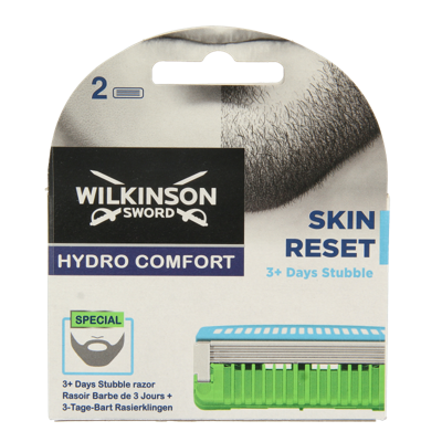 Wilkinson Hydro comfort mesjes skin reset 2 Stuks Wilkinson Hydro comfort mesjes skin reset 2 Stuks
