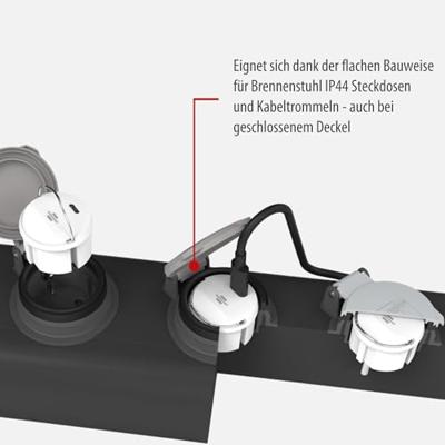 Brennenstuhl Adapter 12 W Wit