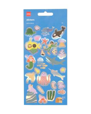 HEMA Stickervellen Onderwater - 2 Stuks
