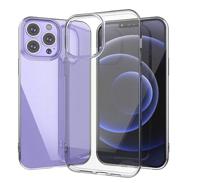 Casecentive Silicone case iPhone 13 Pro Max transparant - thumbnail