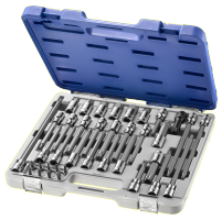Expert by Facom schroevendraaierdoppen 6-kant | Torx® XZN | 38-delig | incl. koffer | E200513 - E200513