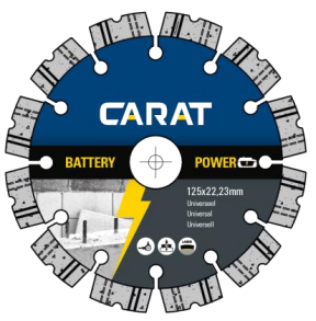 Carat Diamantzaag | Battery power universeel | Ø125x22,23 mm CBP1253000 Carat Diamantzaag | Battery power universeel | Ø125x22,23 mm CBP1253000