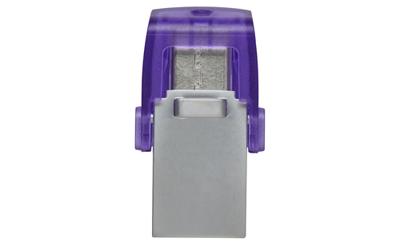 USB stick Kingston DataTraveler microDuo 3C Paars 256 GB