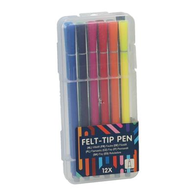 Wins Holland Viltstiftenset in opbergbox, 12st.