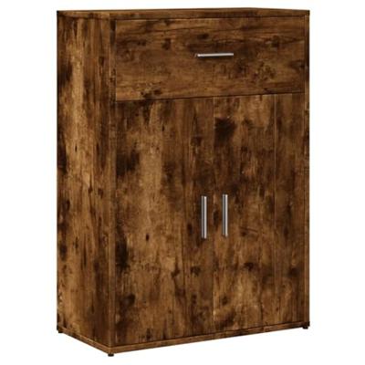 Dressoir 60x30x84 cm bewerkt hout gerookt eikenkleurig Dressoir 60x30x84 cm bewerkt hout gerookt eikenkleurig