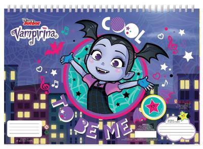 Diakakis Kleurboek Vampirina Junior 33 Cm Papier Blauw 3-delig