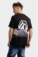 Cruyff All Points T-Shirt Heren Zwart - Maat M - Kleur: Wit | Soccerfanshop - thumbnail