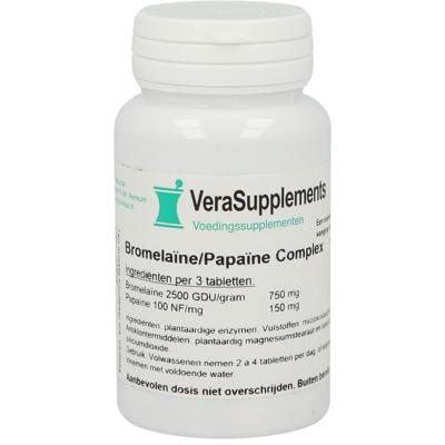 VeraSupplements Bromelaïne/Papaïne Complex Tabletten