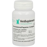 VeraSupplements Bromelaïne/Papaïne Complex Tabletten - thumbnail