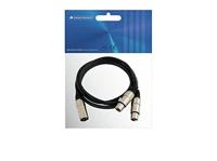 OMNITRONIC Adaptercable XLR(M)/2xXLR(F) 0.5m bk - thumbnail