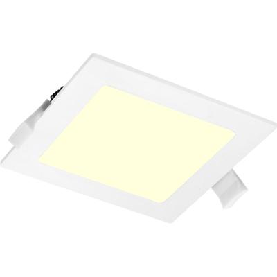 LED Downlight Slim Pro Vierkant 12W - Warm Wit 3000K - Mat Wit Kunststof