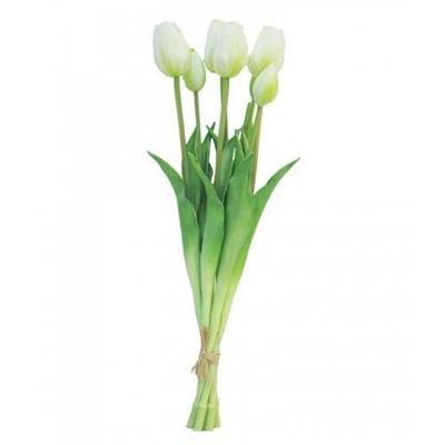 Bosje Tulpen Tulp Duchesse 47 cm creme kunstbloem Buitengewoon de Boet - Buitengewoon de boet