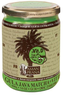 Amanprana Gula java matcha + vitamine D bio 400 Gram