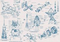 Komar Into Adventure Fotobehang Spacecraft Architecture - IAX8-0016 - thumbnail