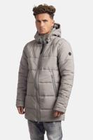 Aspact Long Puffer Winterjas Heren Grijs - Maat S - Kleur: Grijs | Soccerfanshop - thumbnail