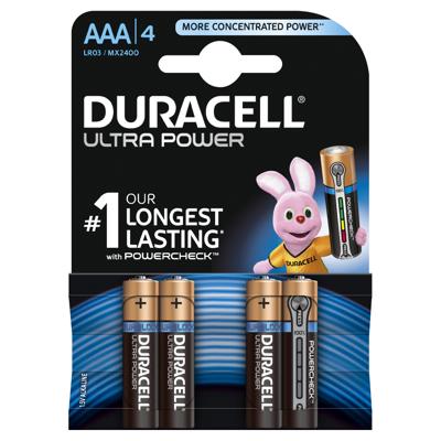8 x Duracell AAA oplaadbare 900 mAh (2 blisters met 4 batterijen) 8 oplaadbare ministijlbatterijen