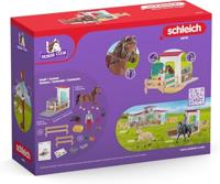 Schleich horse club paardenbox met hannah en cayenne 42710 - thumbnail
