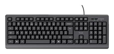 Trust BASICS KEYBOARD US Toetsenbord Zwart Trust BASICS KEYBOARD US Toetsenbord Zwart
