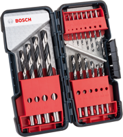 Bosch Accessories 2608577350 PointTeQ HSS Metaal-spiraalboorset 18-delig 1 mm, 1.5 mm, 2 mm, 2.5 mm, 3 mm, 3.5 mm, 4 mm, 4.5 mm, 5 mm, 5.5 mm, 6 mm, 7 mm, 8 - thumbnail