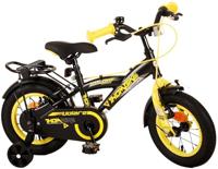 Volare thombike kinderfiets - jongens - 12 inch - zwart geel - twee handremmen - thumbnail